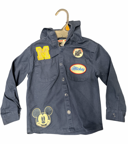 Toddler Boy Mickey Mouse Shacket