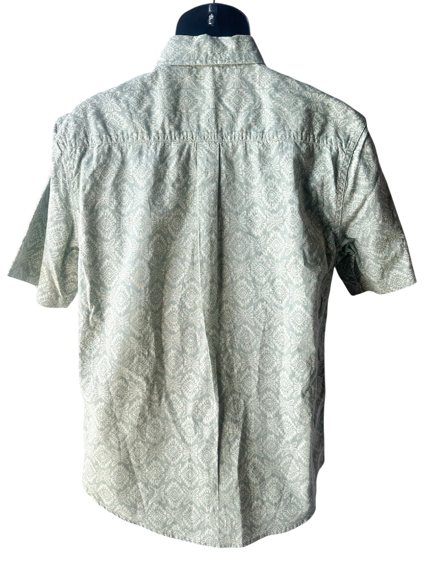 Chaps Men’s Short Sleeve Chambray Woven Shirt, M