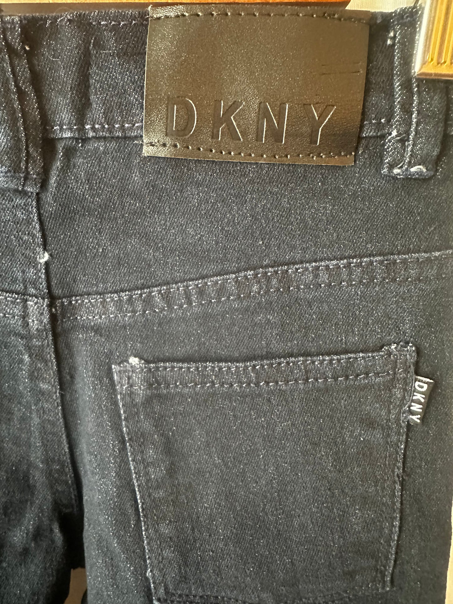 DKNY Girls Stretch Denim Jeans – Blue Depth (Style D40815D8)