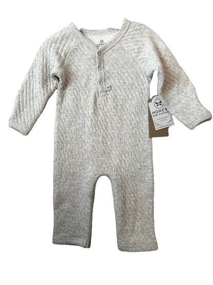 Honest Baby Organic Cotton Matelassé Coverall – Gender Neutral
