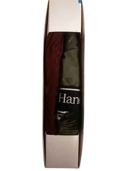 Hanes Originals Men’s Stretch Cotton Boxer Briefs – 3 Pack