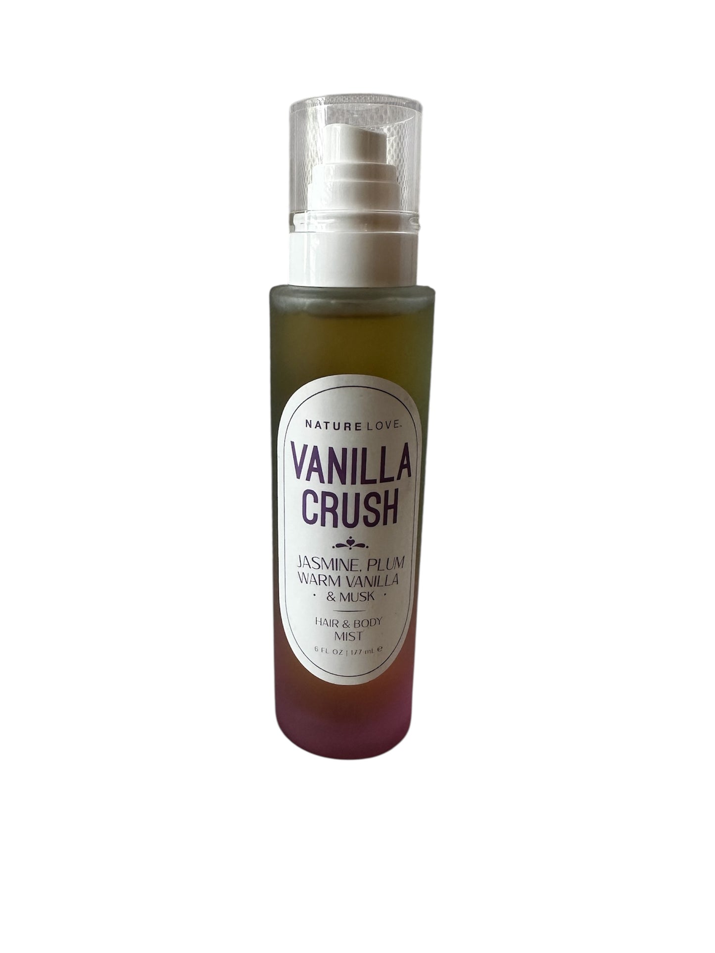Nature Love Vanilla Crush Hair & Body Mist, 6oz