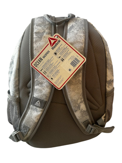 Reebok Ocean Backpack Sports Bag White Marble