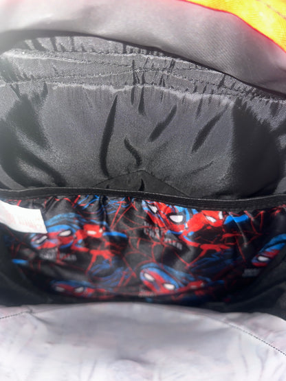 Marvel Spider‑Man Mask Boys’ Light‑Up 17” Backpack – Black/Red