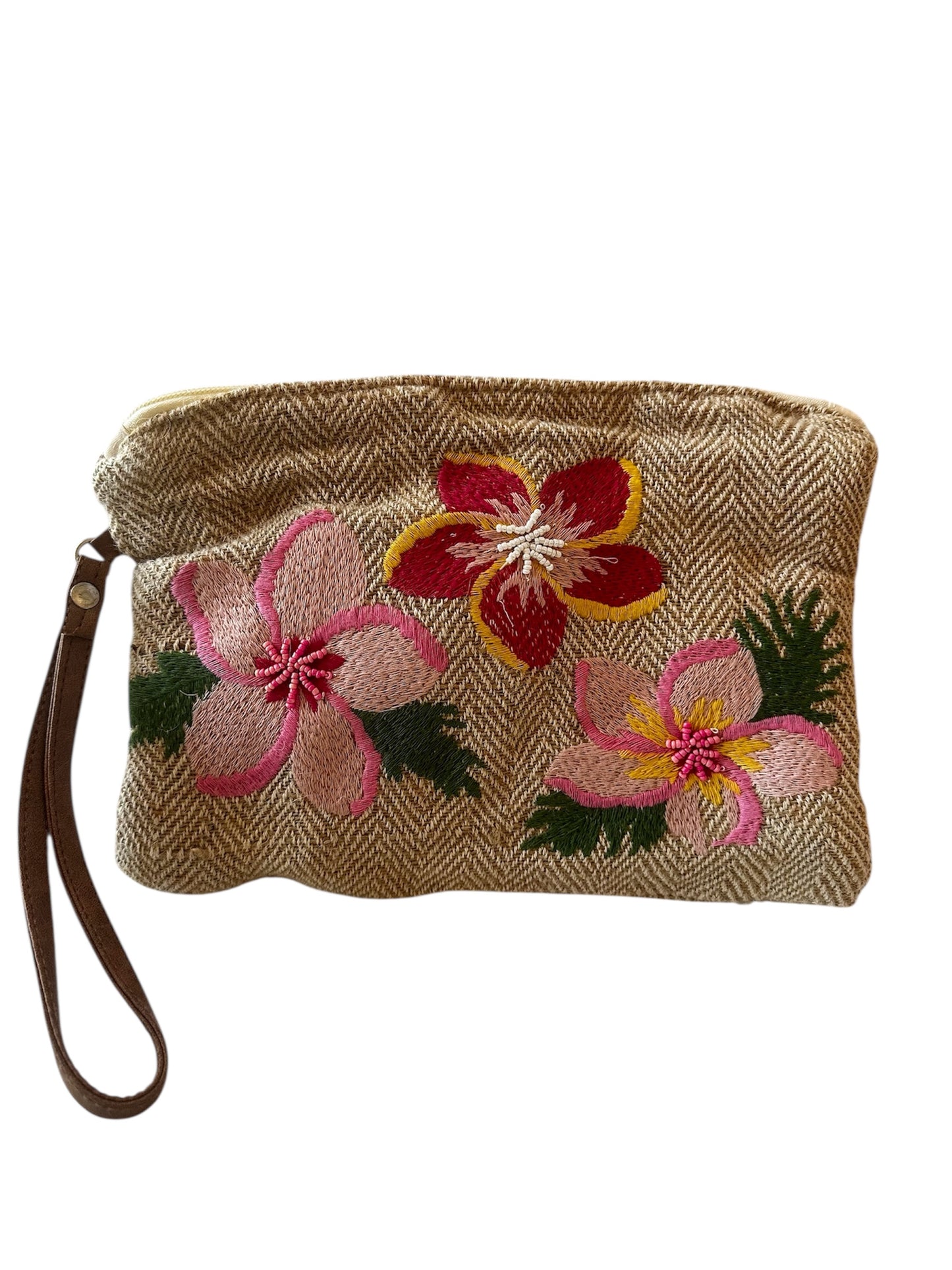 Time and Tru Embroidered Pouch
