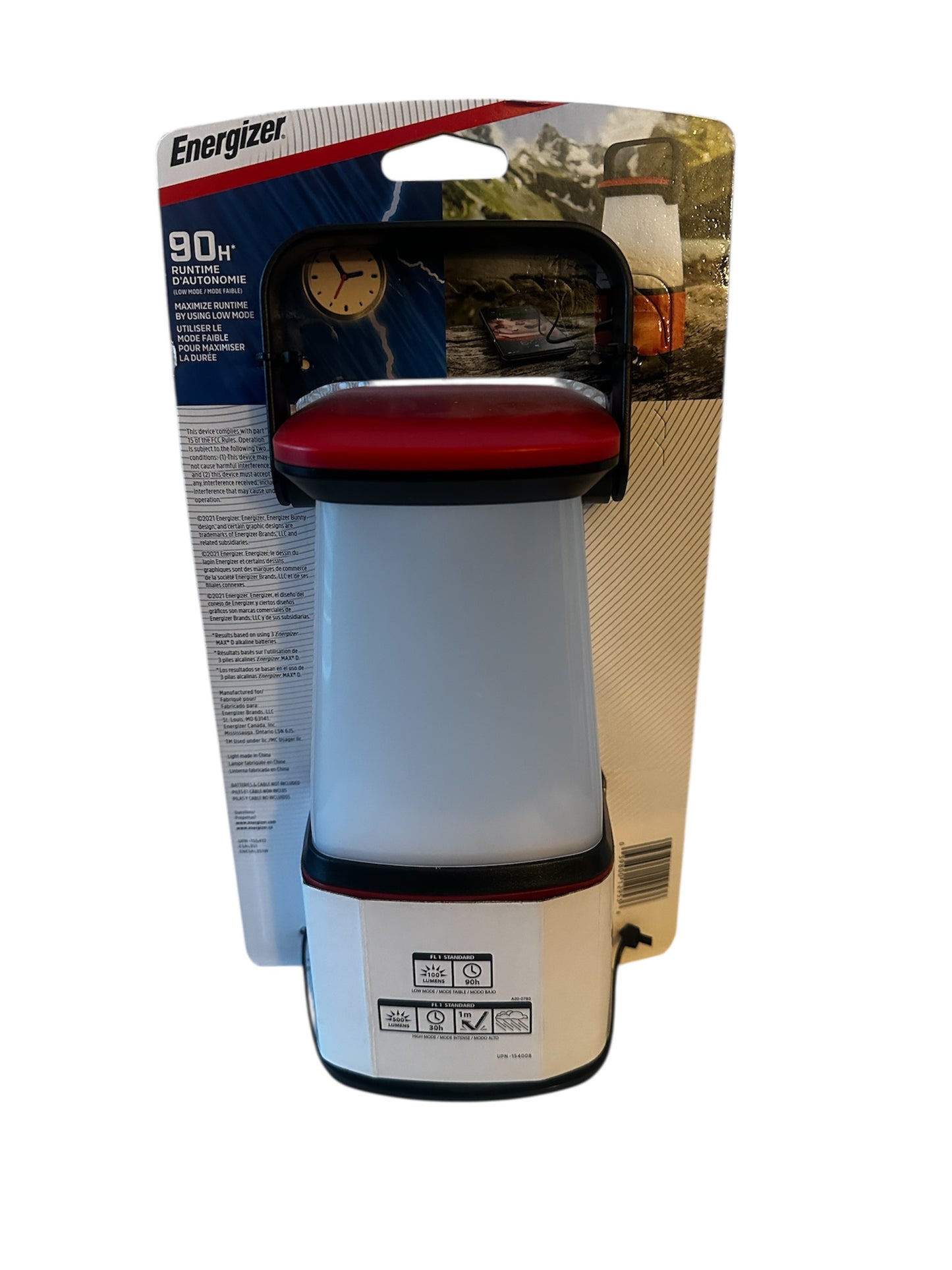 Energizer 360 Degree LED Emergency Lantern – Red (WeatheReady)