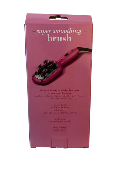 Conair MiniPro Ceramic Hair Straightening Brush – Pink