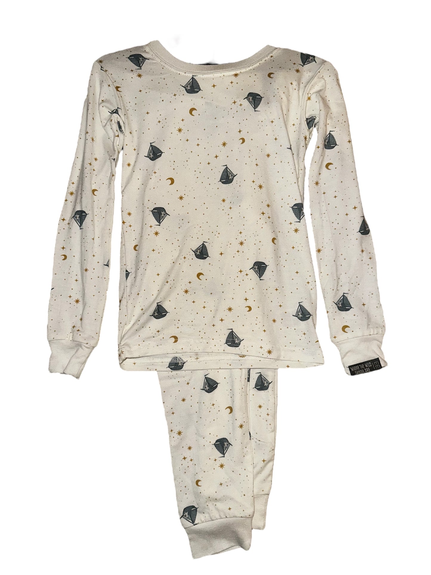 Modern Moments x Where the Wild Things Are One‑Piece or Two-Piece Pajama Sleeper – Neutral