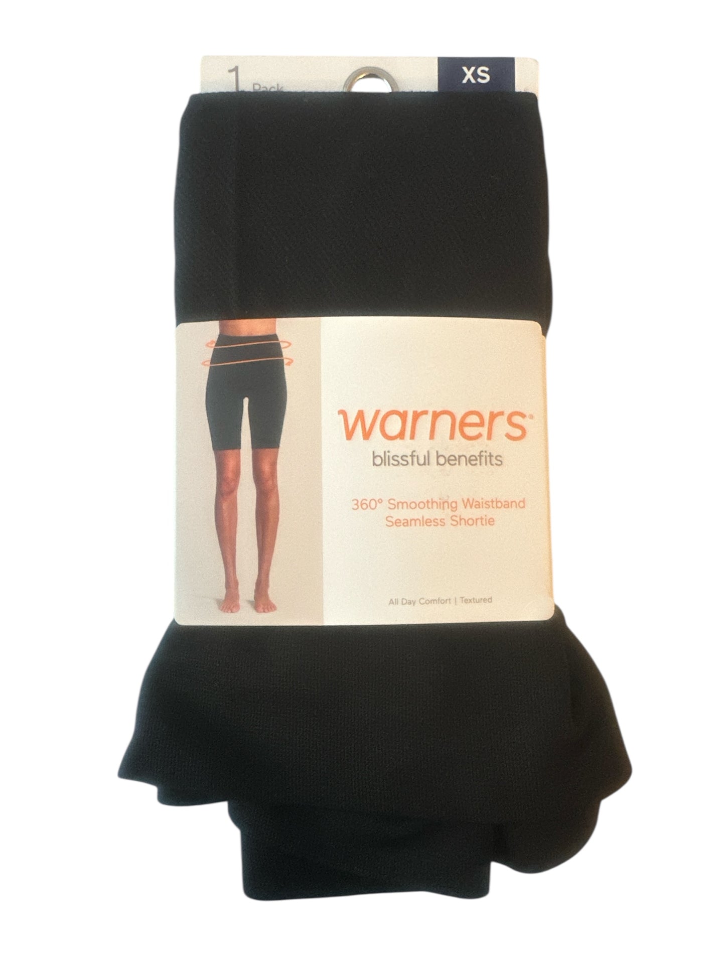Warner’s Blissful Benefits Seamless Smoothing Shortie Biker Shorts – 1‑Pack