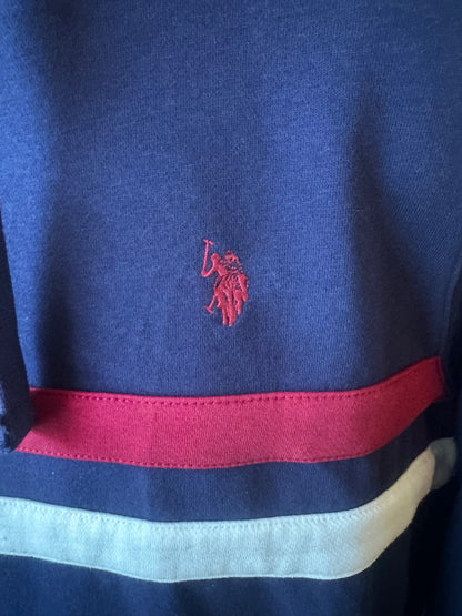 U.S. Polo Assn. Men’s Colorblock Popover Hoodie