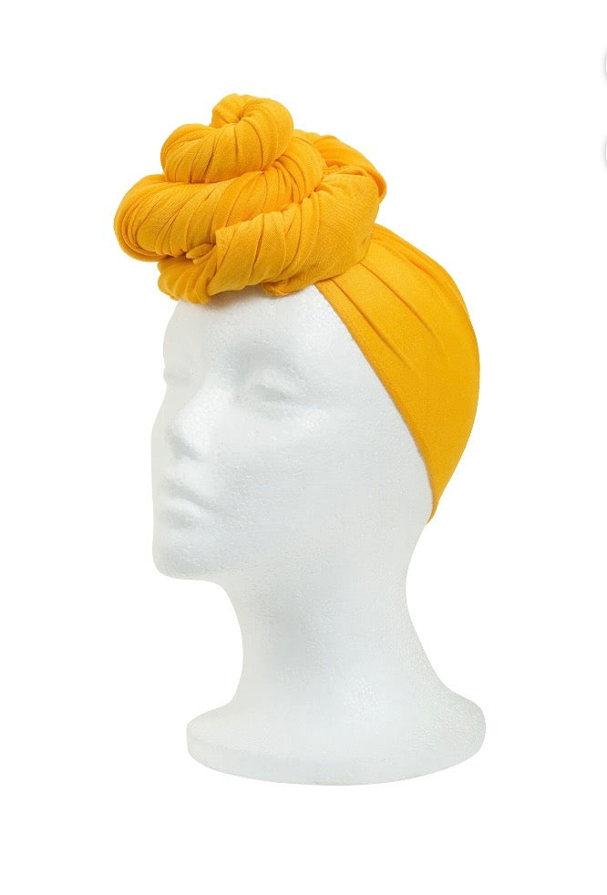 Cantu Fashion Fabric Headwrap – Yellow