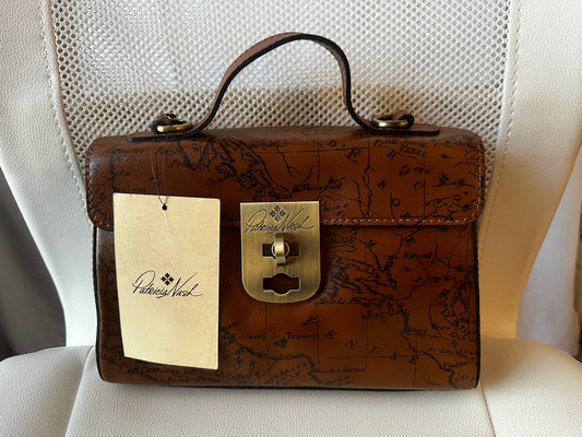 👜 Patricia Nash Signature Map Carisbrooke Top Handle Bag