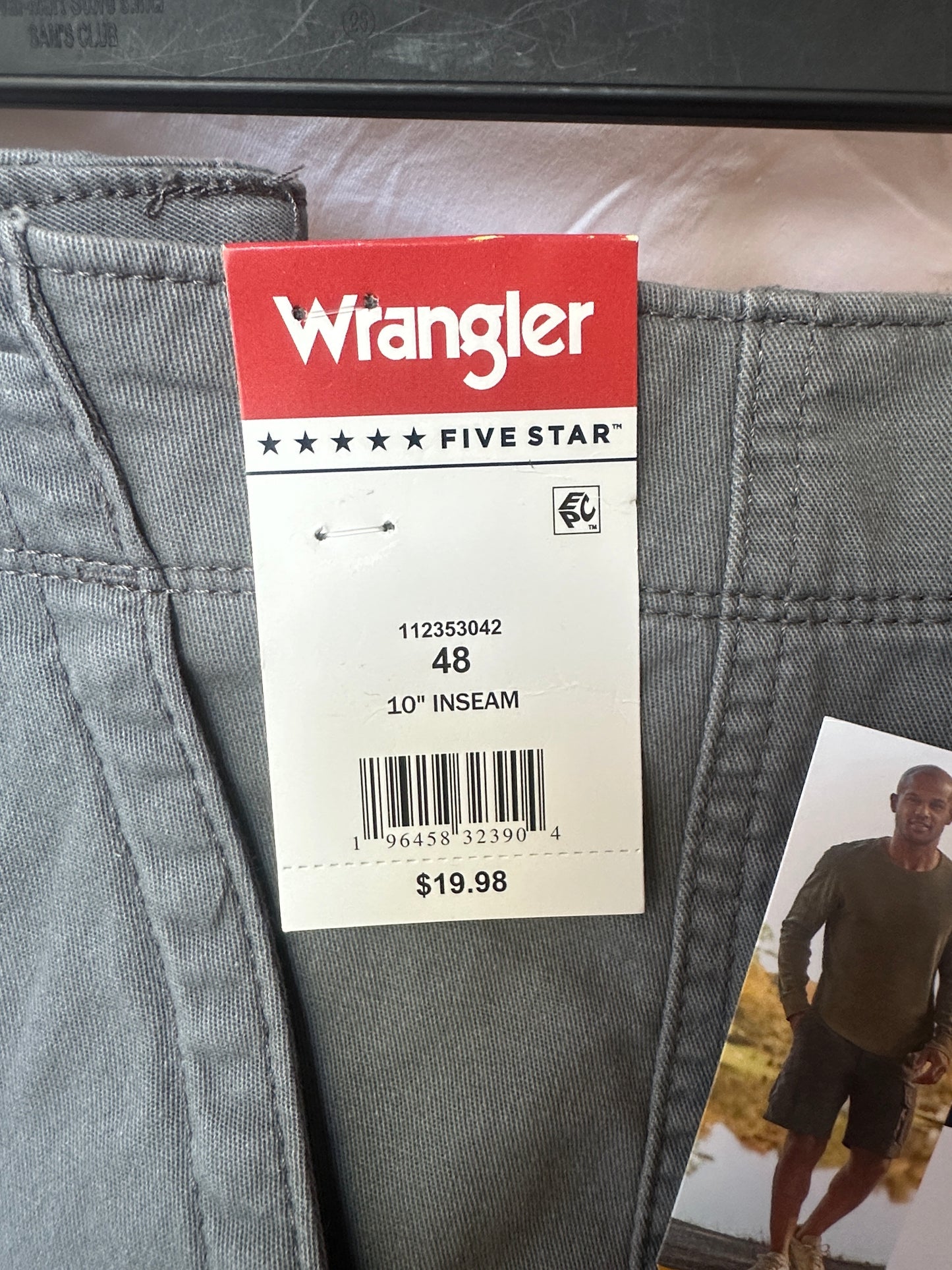 Wrangler Men's and Big Men's Stretch Cargo Shorts