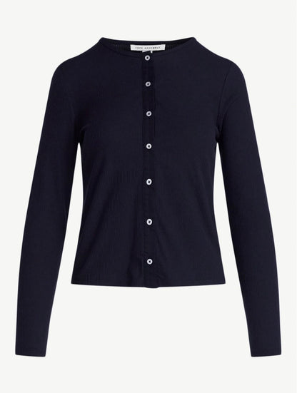 Free Assembly Women's Fitted Cardigan Sweater with Long Sleeves